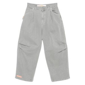 Pdf Grey Denim - Wide-Leg Jeans Men